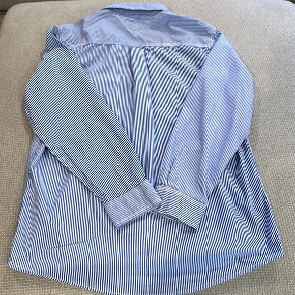 Tommy Hilfiger Big Boys Striped Button Down Shirt Size L - Picture 5 of 6